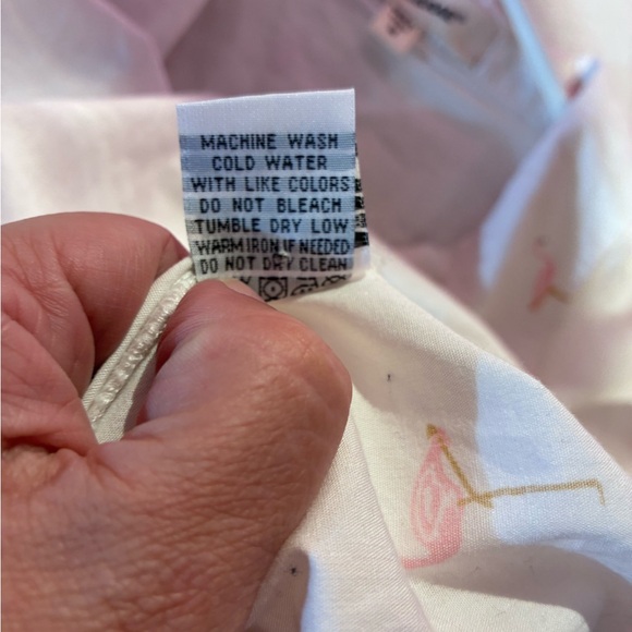 Jak & Rae Flamingo Print Shirt size Medium - Picture 8 of 10